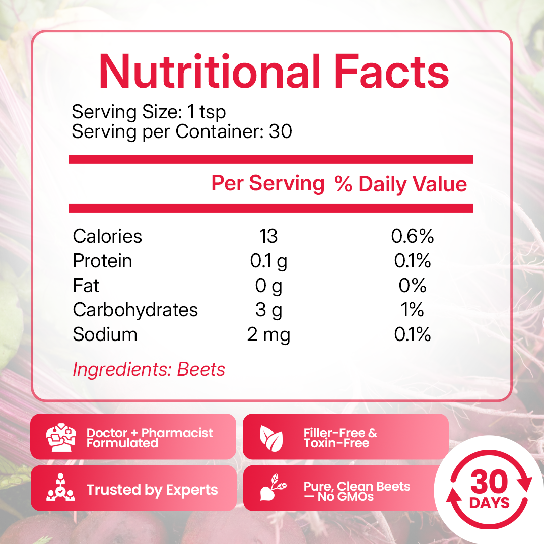 HeartFuel™ Natural Beet Root Powder